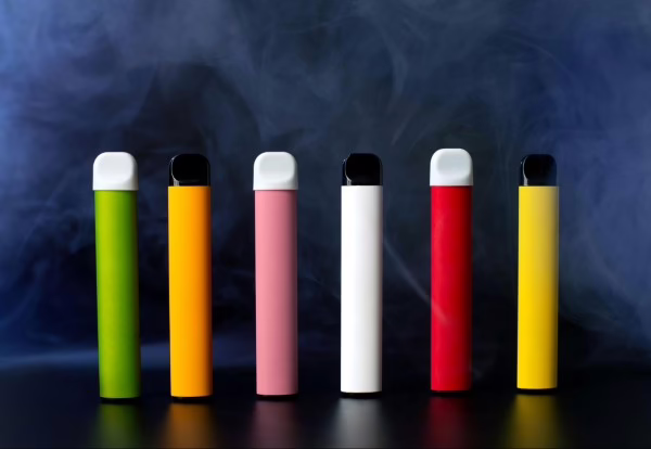 Botol liquid vape dengan design lucu dan berwarna-warni